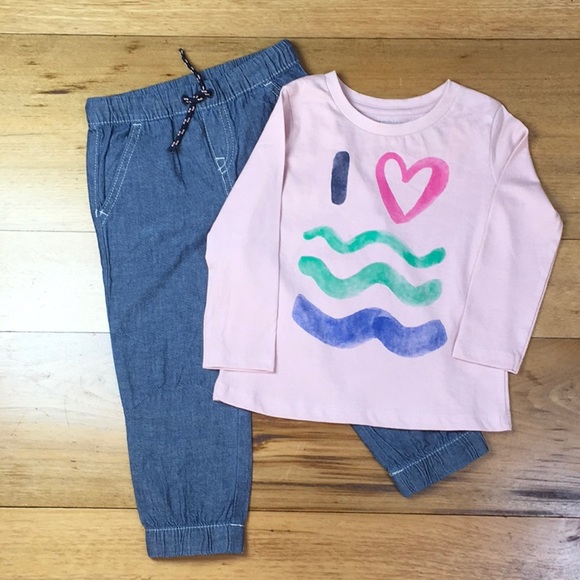 Gymboree Girl Wave Pink Sweatshirt